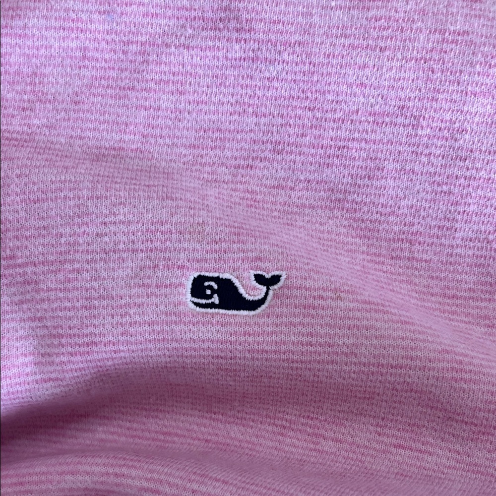 Vineyard Vines Kids Pink Quarter-Zip Sweatshirt - Picture 4 of 7